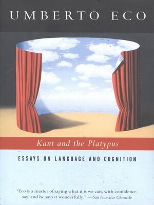 cover image of Kant and the Platypus
